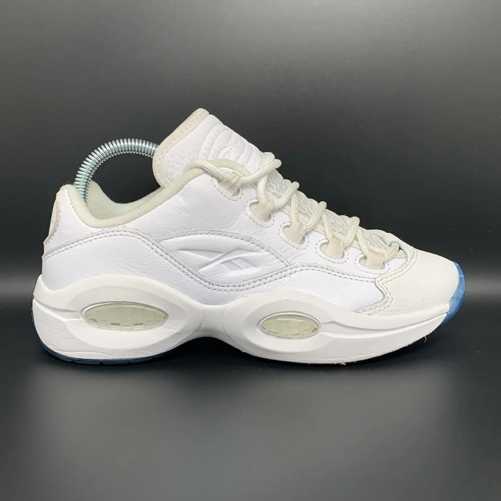 Reebok Question Low‎ White Basketball Shoes Men’s Sz 5.5 Women’s Sz 6.5 EU 37